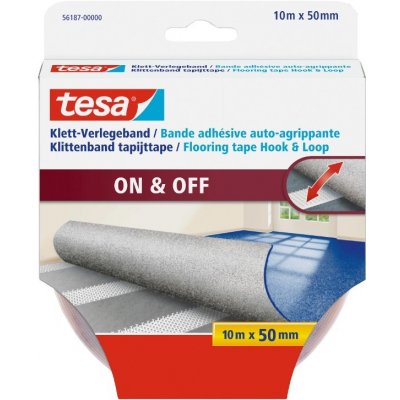 Tesa On & Off Oboustranná podlahová páska - 50mm x 10m – Hledejceny.cz