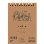 SMLT Blok Sketch Natural Brown A5 135 g/m2 80 listů – Hledejceny.cz