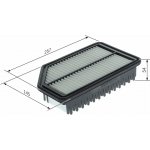 Vzduchový filtr BOSCH F 026 400 350 – Hledejceny.cz