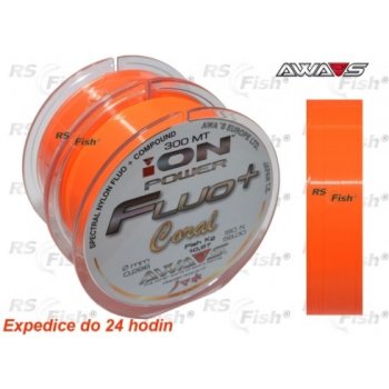 AWA-SHIMA Ion Power Fluo+ Coral 2x 300 m 0,261 mm 8,95 kg