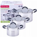 Kamille Sada hrnců nerezová ocel 6 ks – Zboží Dáma