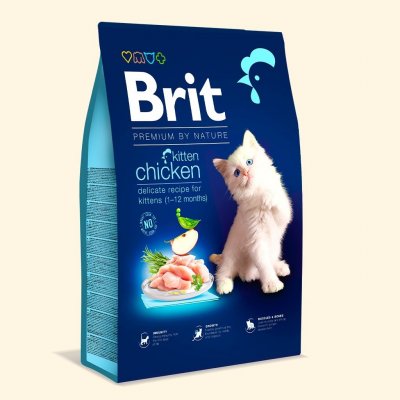 Brit Premium by Nature Kitten Chicken 2 x 8 kg – Hledejceny.cz