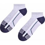 Steven dámské kotníkové ponožky art. 101 tc037 light grey Šedo-modré – Zboží Mobilmania