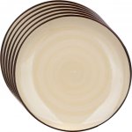 Banquet Sada 6 dezertních talířů Palas 21,5 cm krémová – Sleviste.cz
