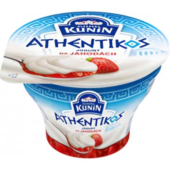 Mlékárna Kunín Athentikos jogurt na jahodách 140 g