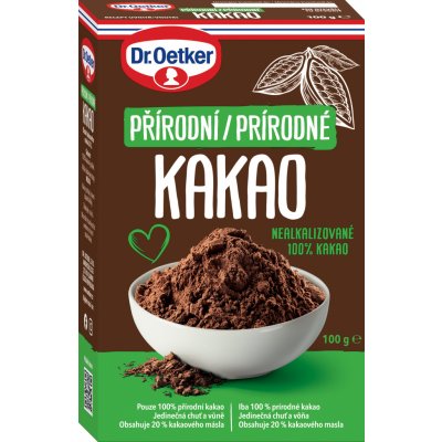 Dr. Oetker Kakao přírodní 100 g – Zboží Dáma