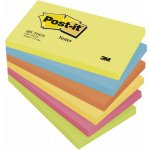 Bloček samolepicí 3M Post-it, 76x127 mm, energetic, 6x100 lístků – Hledejceny.cz