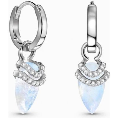 Royal Exklusive Royal Fashion stříbrné rhodiované Bohyně s drahokamy Moonstony a drahokamy topazy DR23084E-SILVER-MOONSTONE-TOPAZ