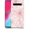 Pouzdro a kryt na mobilní telefon Samsung Pouzdro ACOVER Samsung Galaxy S10 G973 s motivem Floral I