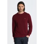 Gant svetr Cotton Pique C-neck červená – Zboží Mobilmania