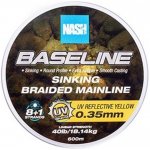 Nash Splétaná Šňůra Baseline Sinking Braid UV Yellow 600m 0,20mm 9,07kg – Zboží Dáma