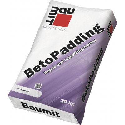 Baumit BetoPadding/ dříve BetoFill - malta pro opravy a sanace betonových konstrukcí - 30 kg balení 30 kg 1 ks – Hledejceny.cz