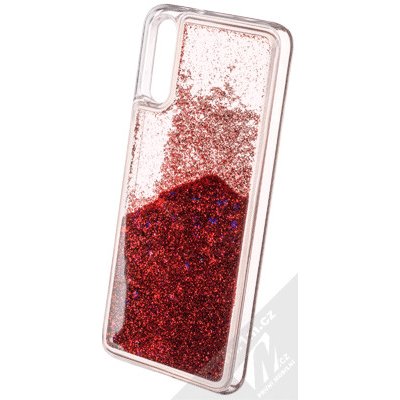 Pouzdro Sligo Liquid Glitter Full Huawei P20 červené – Zboží Živě