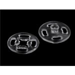 Prima-obchod Plastové patentky / stiskací knoflíky transparentní Ø13 mm, Ø15 mm, barva 3 13 mm transparent – Zboží Dáma