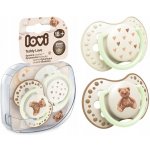Lovi Dudlík svítící silikonový dynamický Teddy Love 2ks – Zboží Mobilmania