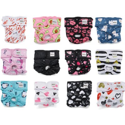 Vsepropejska Fixed černé Hárací kalhotky pro psa slabin 46 58 cm – Sleviste.cz