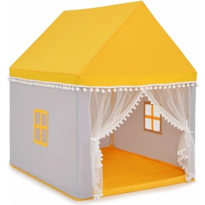 Costway Hrací domeček Yellow – Hledejceny.cz