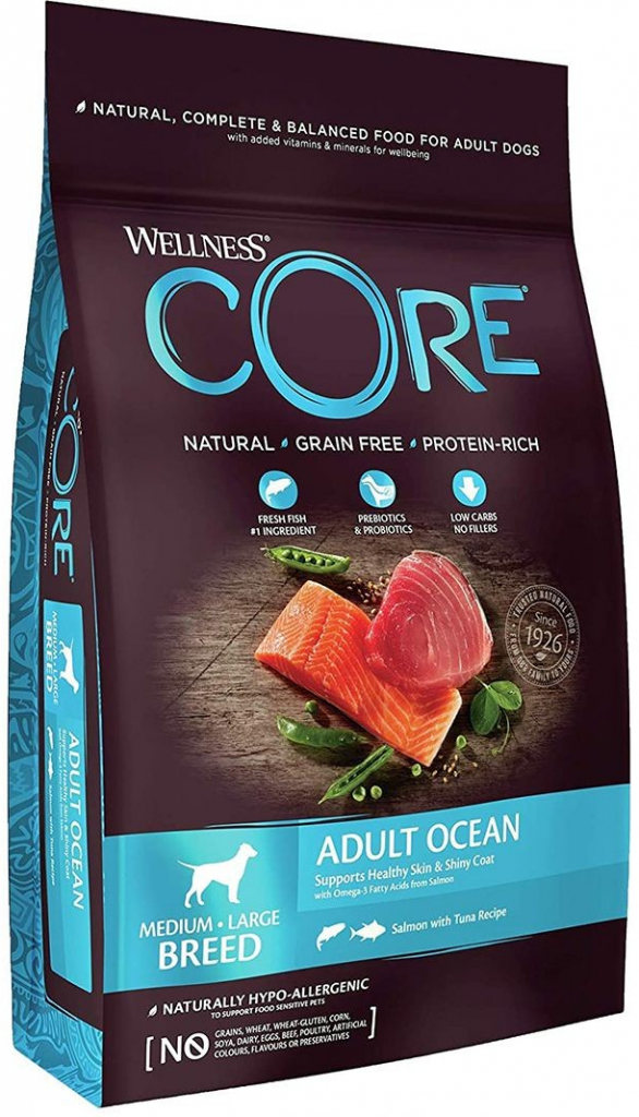 Wellness Core Adult Ocean Medium & Large Breed Salmon & Tuna 12 kg