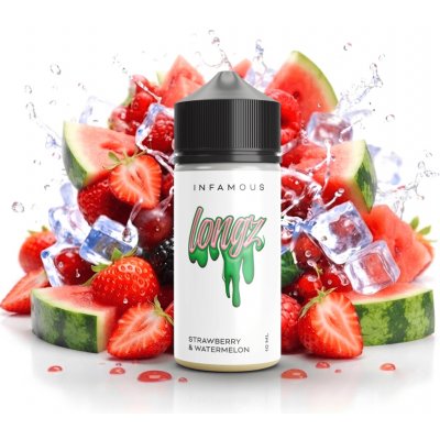 Infamous LongZ Shake & Vape Strawberry Watermelon 10 ml – Hledejceny.cz