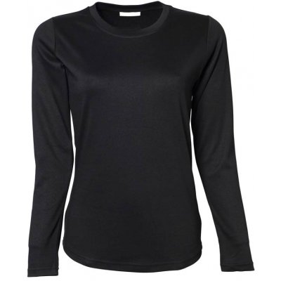 Silné tričko Tee Jays Interlock černá – Zboží Dáma