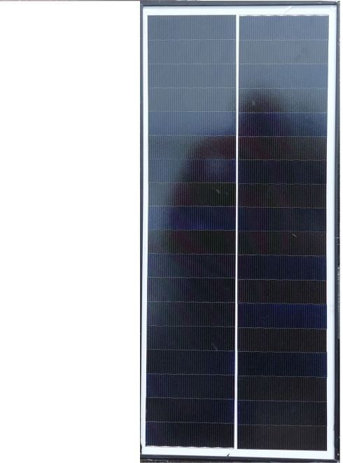Solarfam Fotovoltaický solární panel 12V/20W SZ-20-36M 540x240x25mm shingle