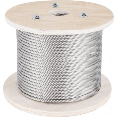 VEVOR Ocelové lano Z Nerezové Oceli 316 4 Mm 1x19 Délka 152m – Hledejceny.cz