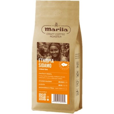 Marila Ethiopia Sidamo zrnková 0,4 kg – Hledejceny.cz