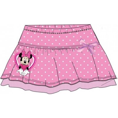 Cottonland dívčí bavlněná sukně / sukýnka Minnie Mouse Disney růžová
