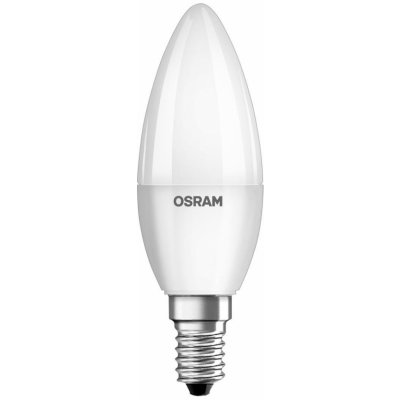 Osram LED žárovka LED E14 B35 5,5W = 40W 470lm 2700K Teplá bílá 220° STAR – Zboží Živě