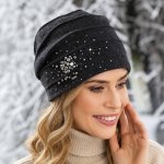 Krumlovanka dámská čepice W-0375/844 antracitově šedá – Hledejceny.cz