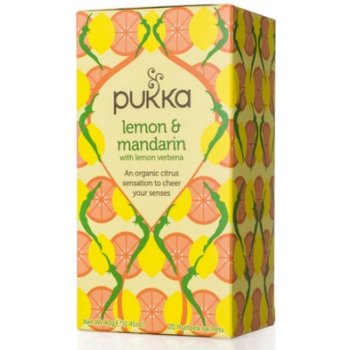 Pukka ČAJ ÁJURVÉDSKÝ Mandarinka citron verbena 20 sáčků