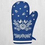 Frobyt Kuchyňská chňapka FOLK podklad modrý 28 x 18 cm – Hledejceny.cz