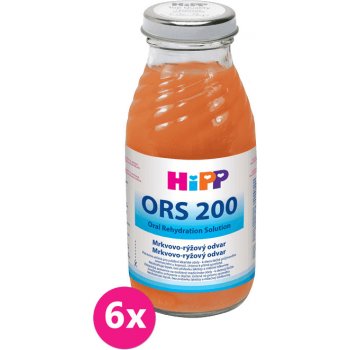 HiPP ORS 200 Mrkev-rýže 6 x 200 ml