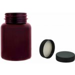 Pilulka Plastová lahvička, lékovka hnědá s černým uzávěrem 150 ml – Zboží Dáma