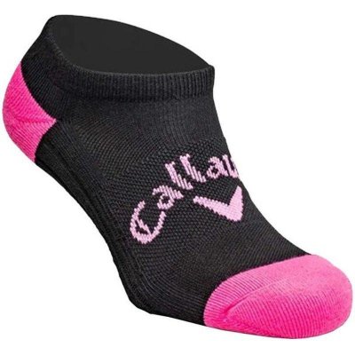 Callaway dámské ponožky Golf OptiDri Low II černé/růžové