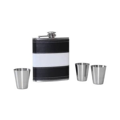 Šperky4U Ocelová kapesní lahev dárková sada Z0099 – Sleviste.cz