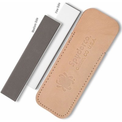 Brousek Spyderco Double Stuff Sharpening Pocket Stone Fine and Medium Grits 303MF – Zboží Mobilmania