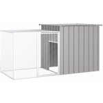 vidaXL kurník 200 x 91 x 100 cm pozinkovaná ocel – Zboží Mobilmania