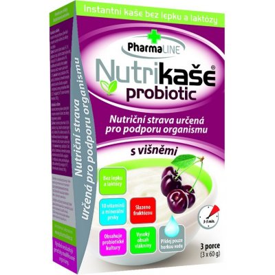 Nutrikaše probiotic s višněmi 180 g 3x60 g – Zbozi.Blesk.cz