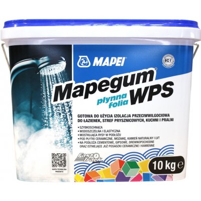 Hydroizolace fólie tekutá Mapei Mapegum WPS 10 kg pro vnitřní použití do koupelny