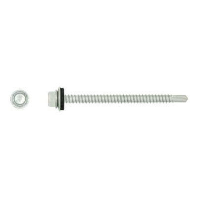 RAWLPLUG Šroub samovrtný OC do kovu max 5 mm, HEX hlava + ocel podložka - zinek bílý Varianta: 5,5 x 25 mm – Hledejceny.cz