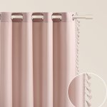 Dekorační závěs BOHO LARA RING pudrová růžová 140x250 cm (cena za 1 kus) MyBestHome – Hledejceny.cz