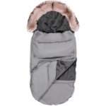 Baby Nellys STYLE 4 v 1 s kožešinkou a mašličkou 110 x 50 cm šedý – Zboží Dáma