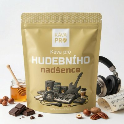 KávaPRO Káva pro hudebního nadšence zrnková 250 g – Hledejceny.cz