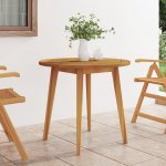 OMAXI 107874 Zahradní stolek Ø 85 x 75 cm masivní akáciové dřevo – Hledejceny.cz