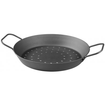 GRILLMEISTER Železná grilovací pánev 28 cm děrovaná – Hledejceny.cz