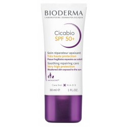 Opalovací a ochranný prostředek Bioderma Cicabio zklidňujicí a obnovujicí péče SPF50+ 30 ml