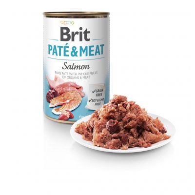 Brit Paté & Meat Salmon 0,8 kg – Zbozi.Blesk.cz