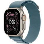 Apple Watch 49mm světle modrý Alpský tah - Small - provedení z přírodního titanu MFTH4ZM/A – Sleviste.cz