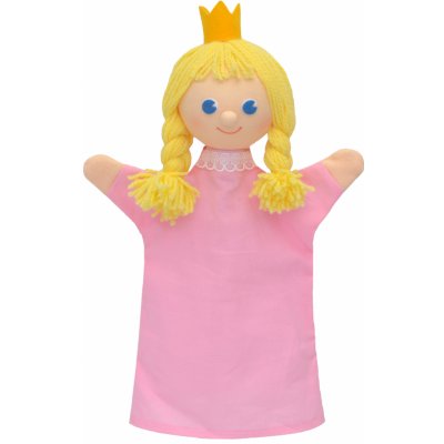 Moravská ústředna Brno PRINCEZNA textilní maňásek na ruku 28cm – Zboží Dáma